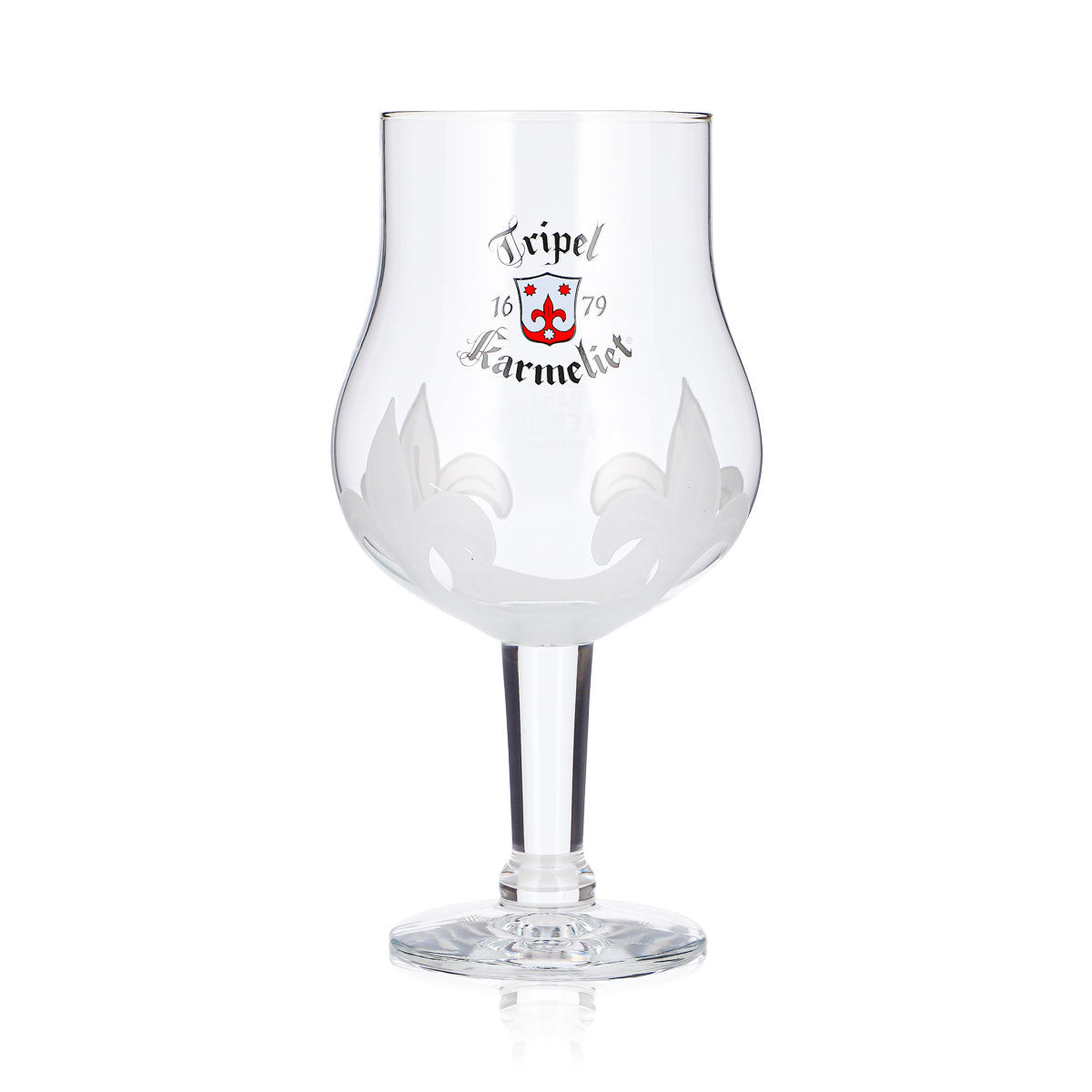 6x Tripel Karmeliet Bier Glas 0,25l Pokal Frostet Motiv Ritzenhoff – Ansicht 3