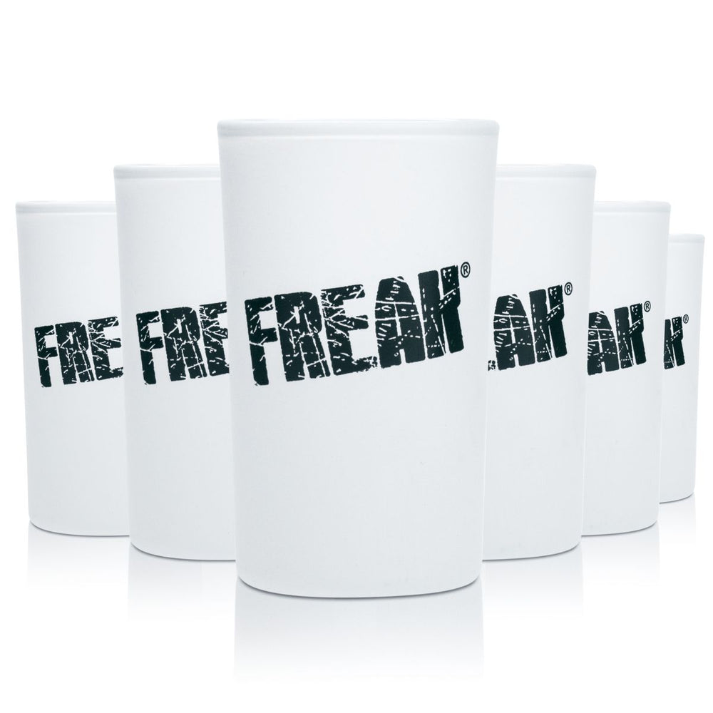 6x Trojka Schnapsglas 2cl Satiniertes Shotglas Kurze Stamper Gläser Set Freak
