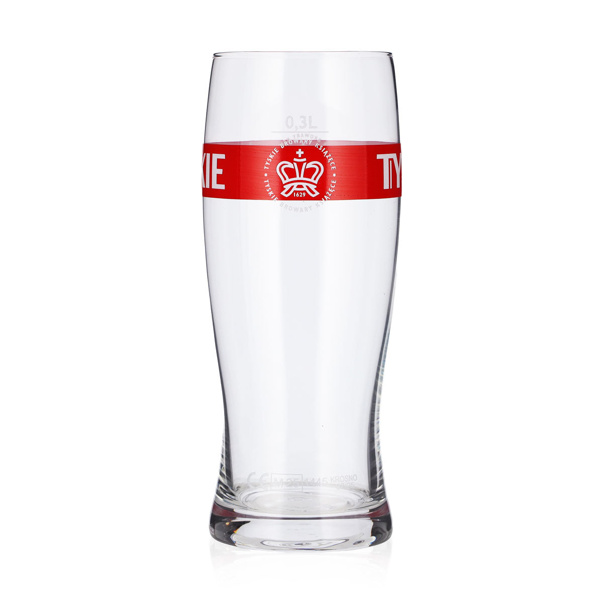 6x Tyskie Bier Glas 0,3l Becher rotes Logo Bierglas Willibecher Seidel – Ansicht 5