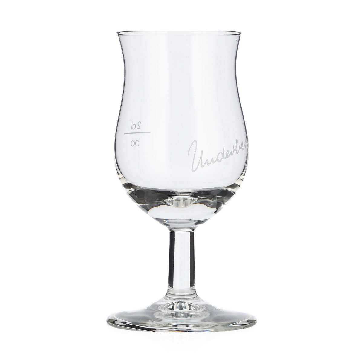 6x Underberg Likör Glas Schnapsglas 2cl weißes Logo Shotglas (6er Set) – Ansicht 3