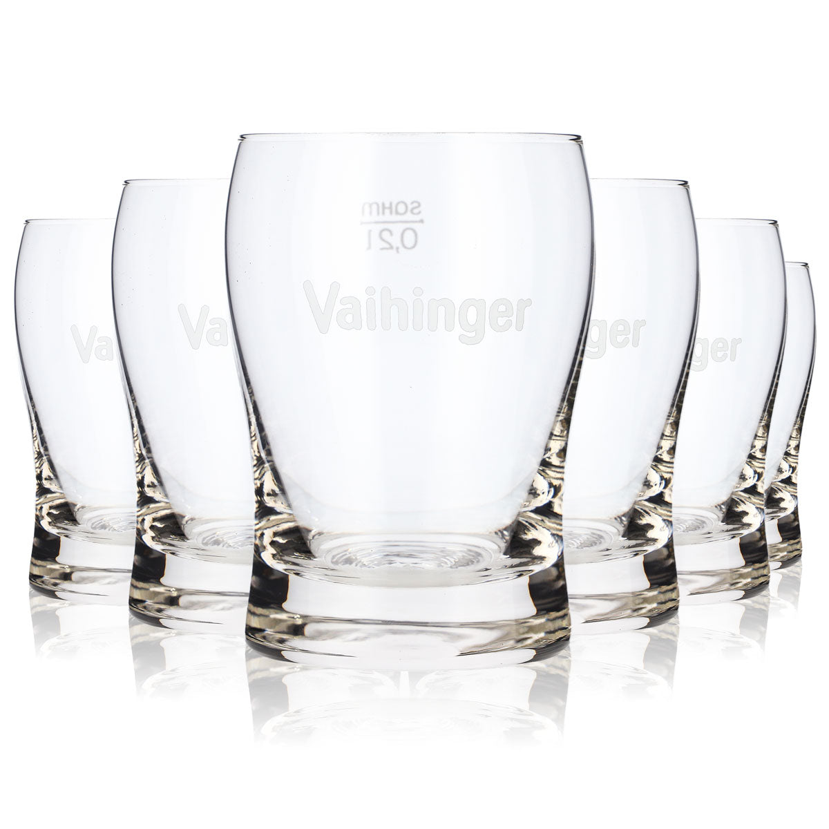 6x Vaihinger Saft Glas 0,2l Gläser SaftgläserBecher Konturglas Nouvelle – Ansicht 5