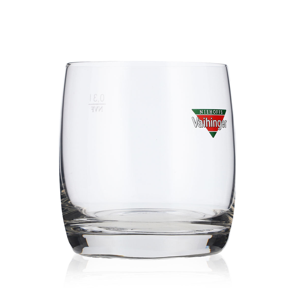 6x Vaihinger Saft Glas 0,3l Tumbler Saftgläser Farbiges Logo – Ansicht 3