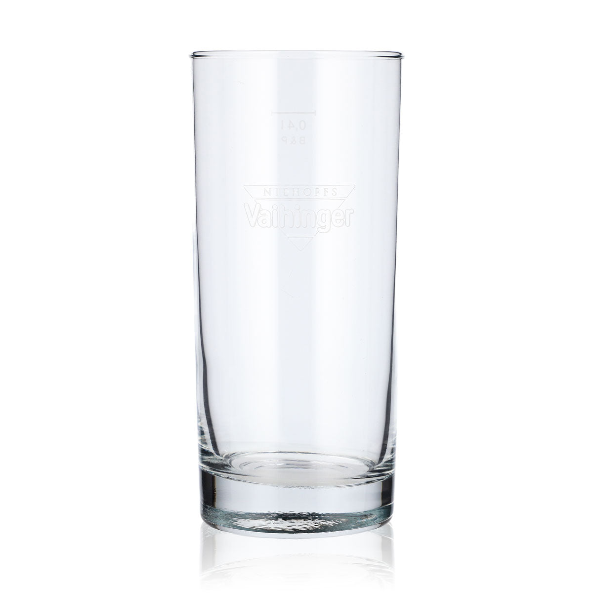 6x Vaihinger Saft Glas Becher 0,4l Logo Niehoffs Vaihinger (6er Set) – Ansicht 2