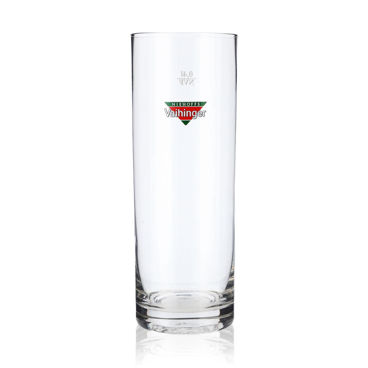 6x Vaihinger Saft Glas Gläser Saftgläser 0,4l Willi_Becher Farbiges Logo – Ansicht 2