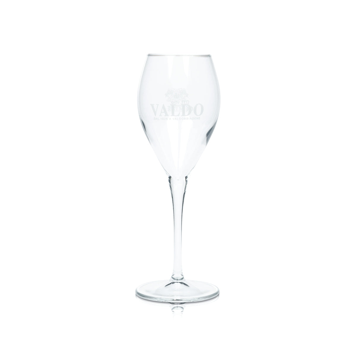 6x Valdo Prosecco Glas 0,26l Champagner Flöte Gläser Sekt Eichstrich 0,1l Gastro – Ansicht 2