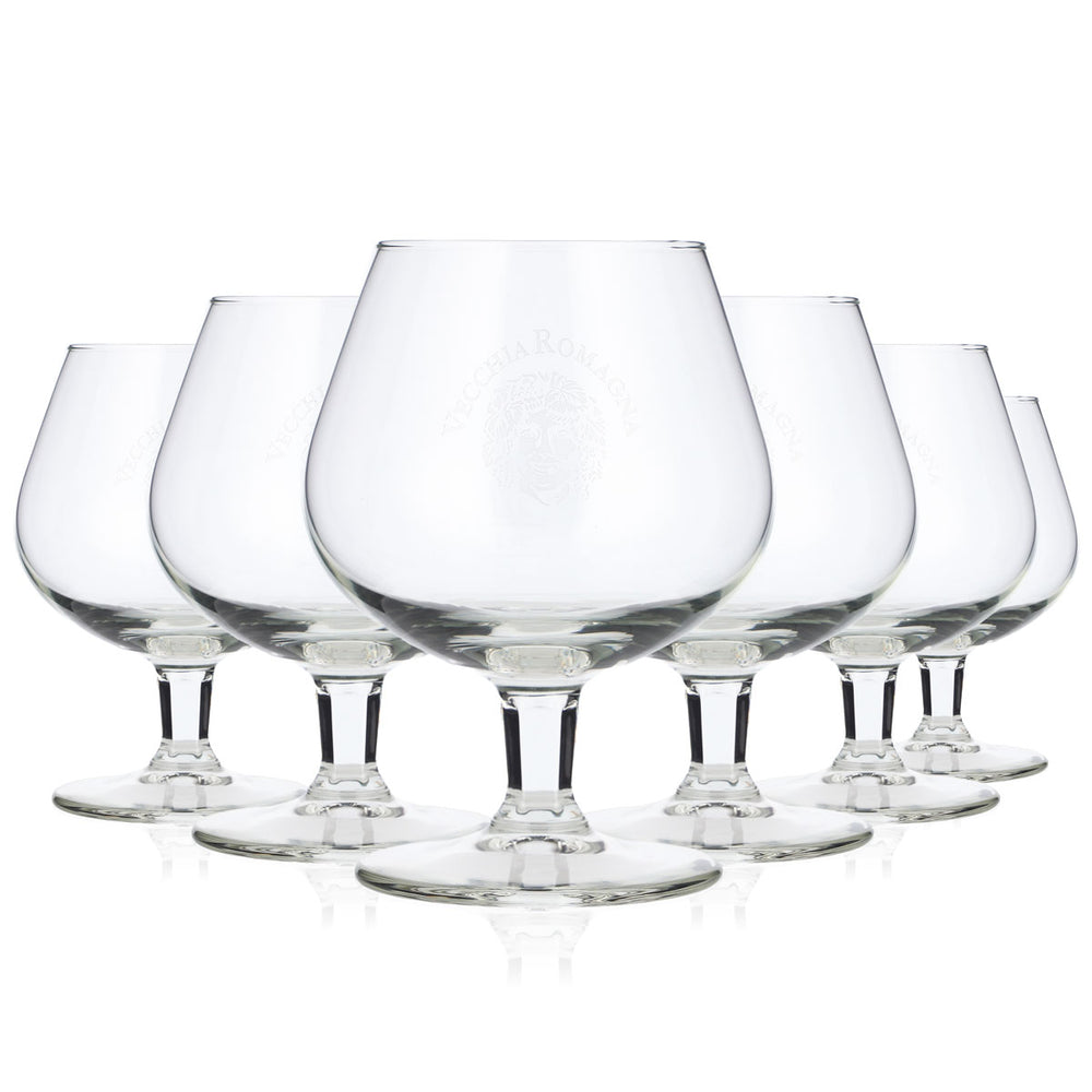 6x Vecchia Romagna Weinbrand Glas 0,25l Schwenker Durobor (6er Set)