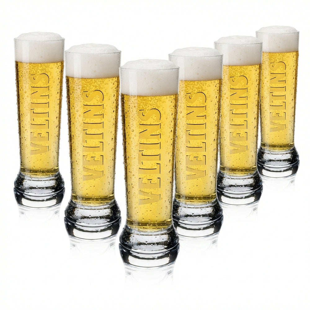 6x Veltins Bier Glas 0,4l Vancouver Sahm