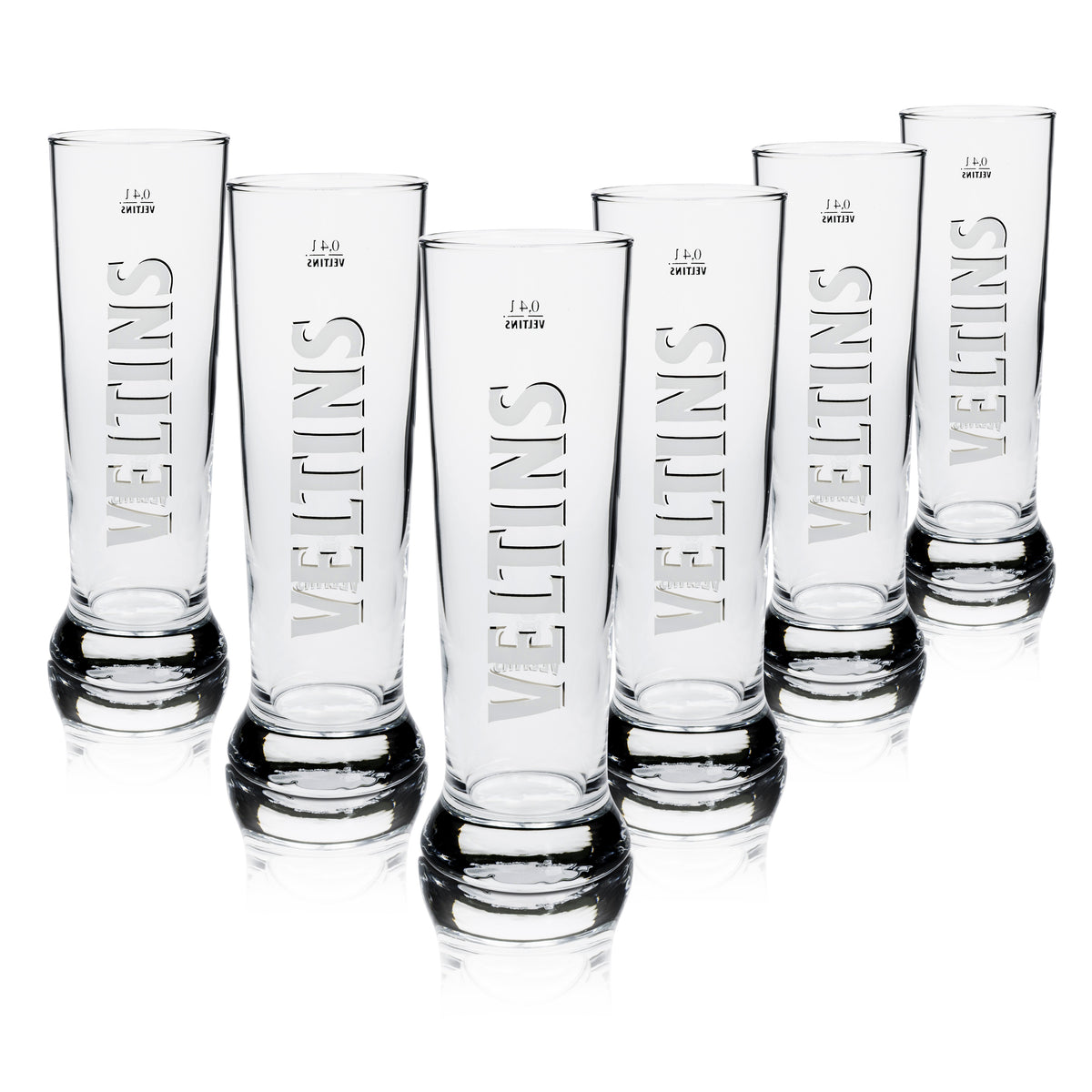 6x Veltins Bier Glas 0,4l Vancouver Sahm – Ansicht 4