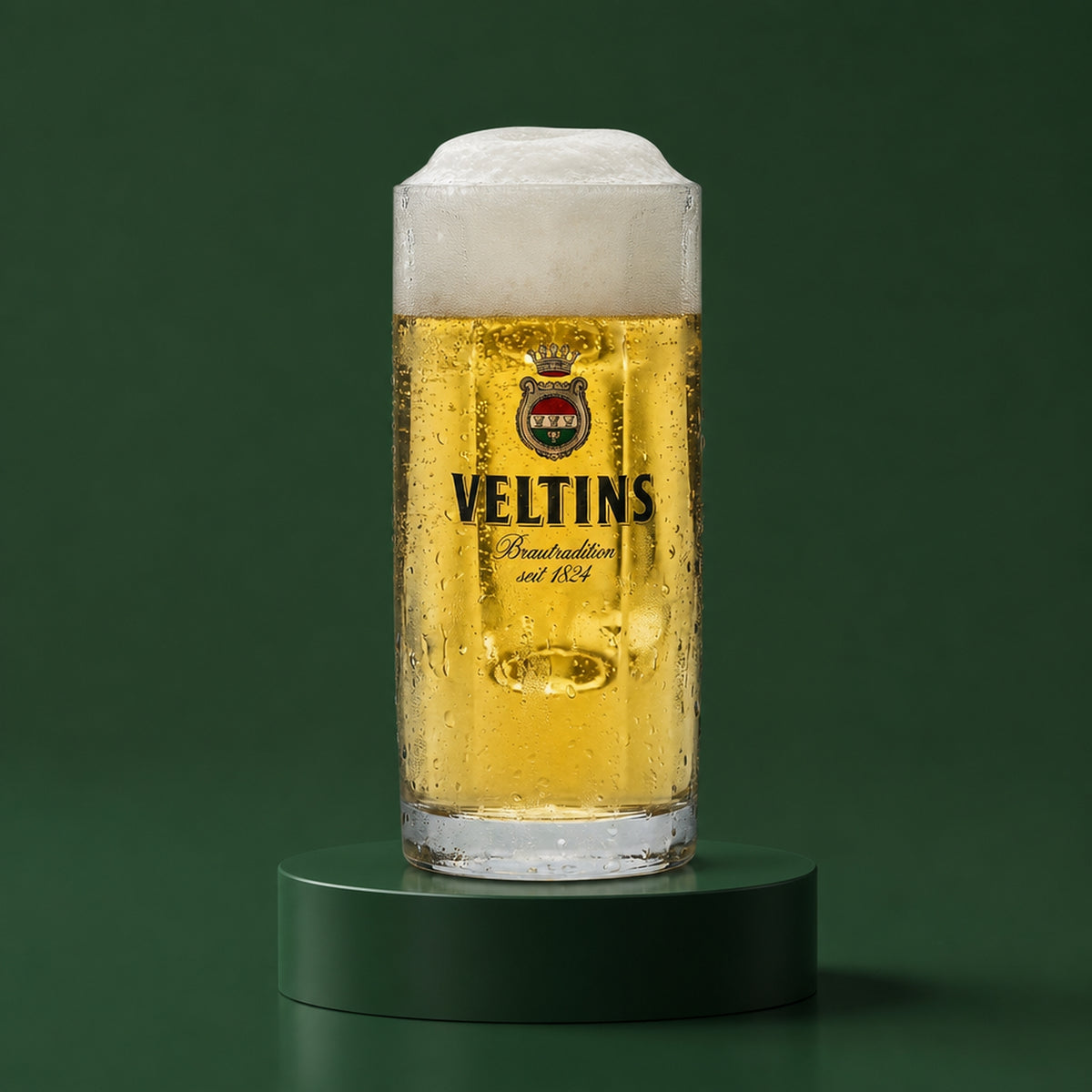 6x Veltins Glas 0,2l Kontur Bier Krug Pilsener Gläser Brauerei Gastro Geeicht V+
