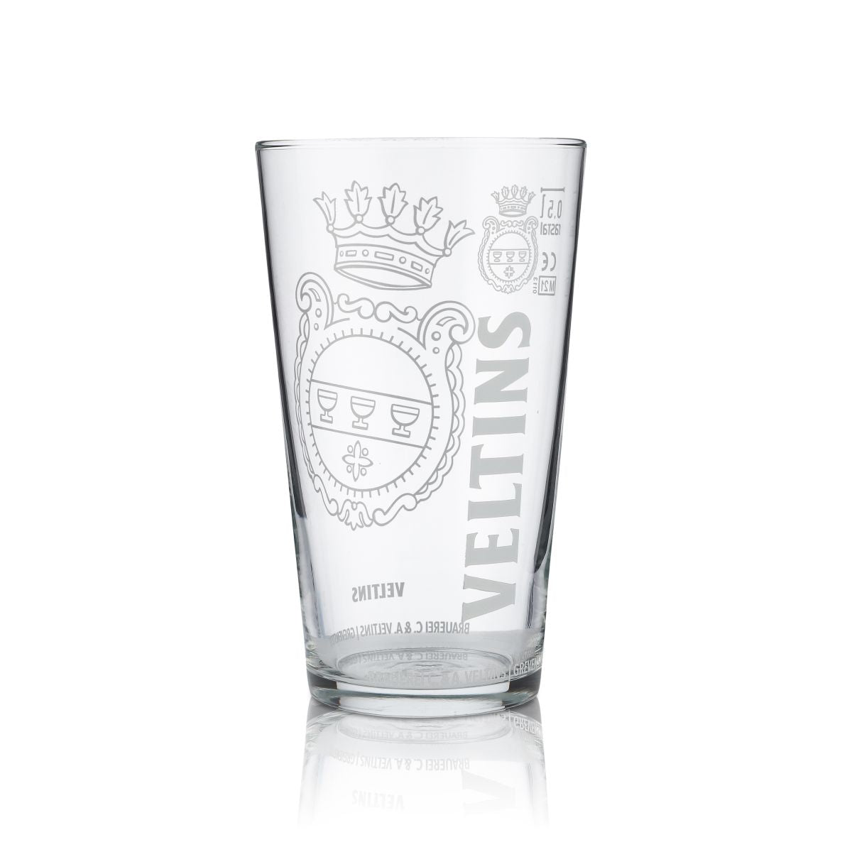 6x Veltins Glas 0,5l Bierglas Willi Becher Trinkglas Gläser Set Brauerei Gastro – Ansicht 4