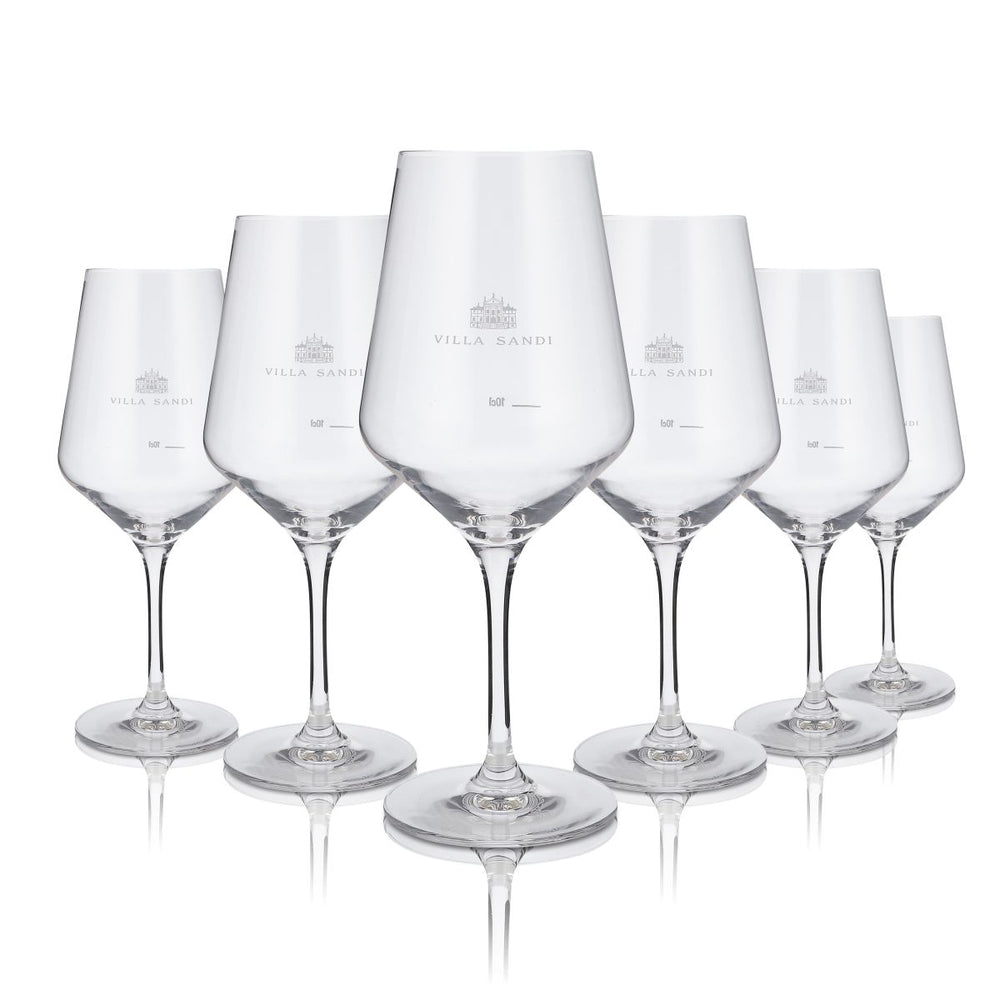 6x Villa Sandi Glas 0,5l Weinglas Rotweinglas Harmony 53 Deluxe Gläser Set