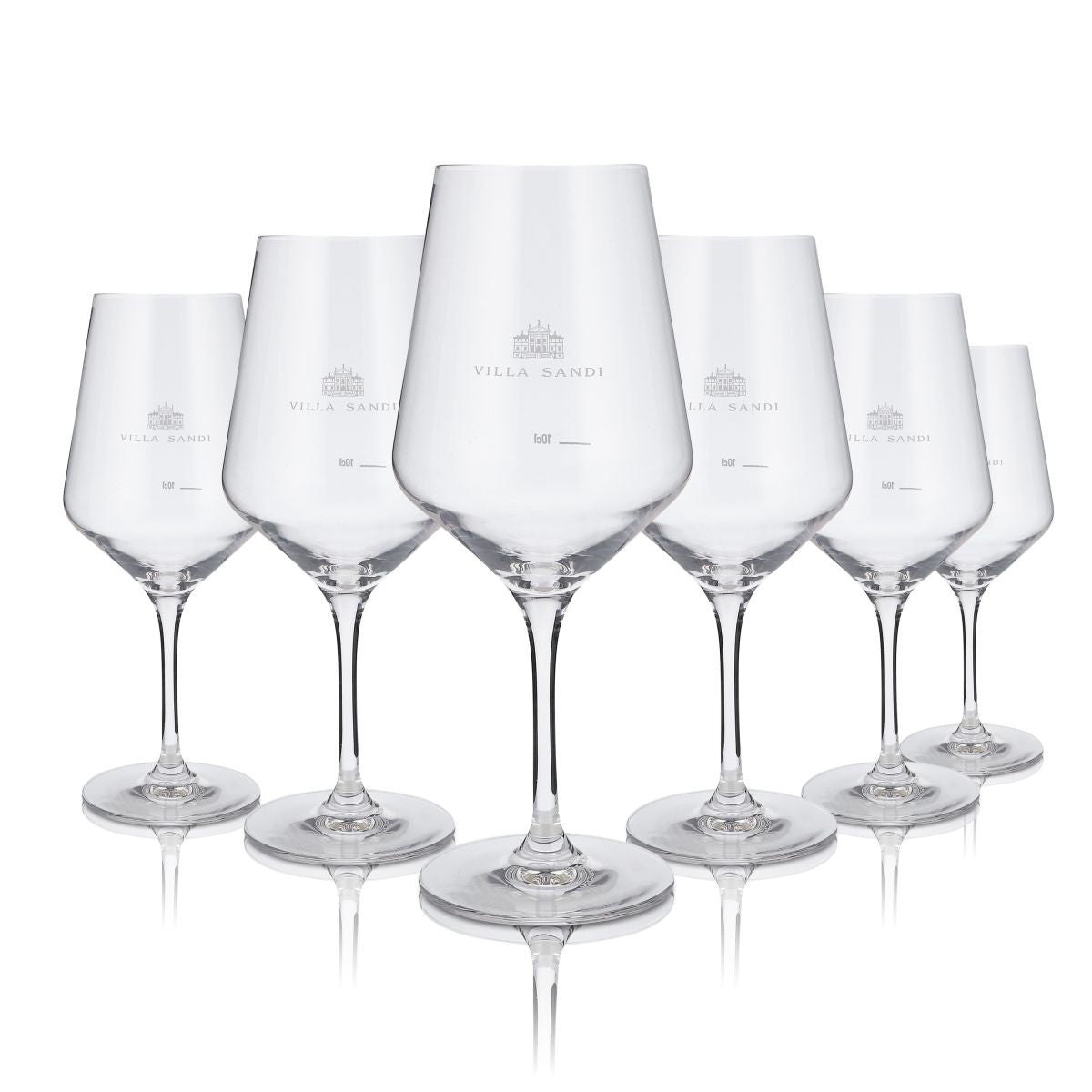 6x Villa Sandi Glas 0,5l Weinglas Rotweinglas Harmony 53 Deluxe Gläser Set