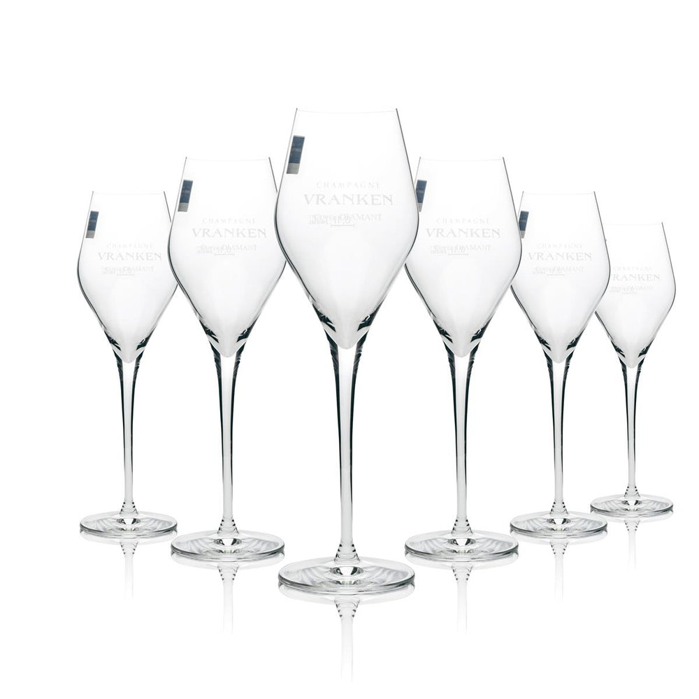 6x Vranken Champagner Glas Cuvee Diamant Schott Zwiesel
