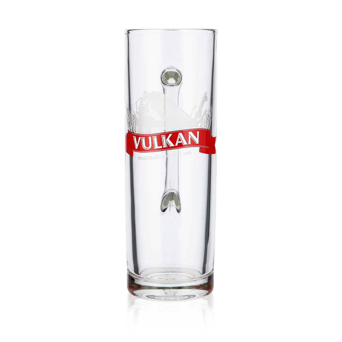 6x Vulkanbräu Bier Glas 0,3l Krug Bierseidel Bierhumpen Dallas – Ansicht 3
