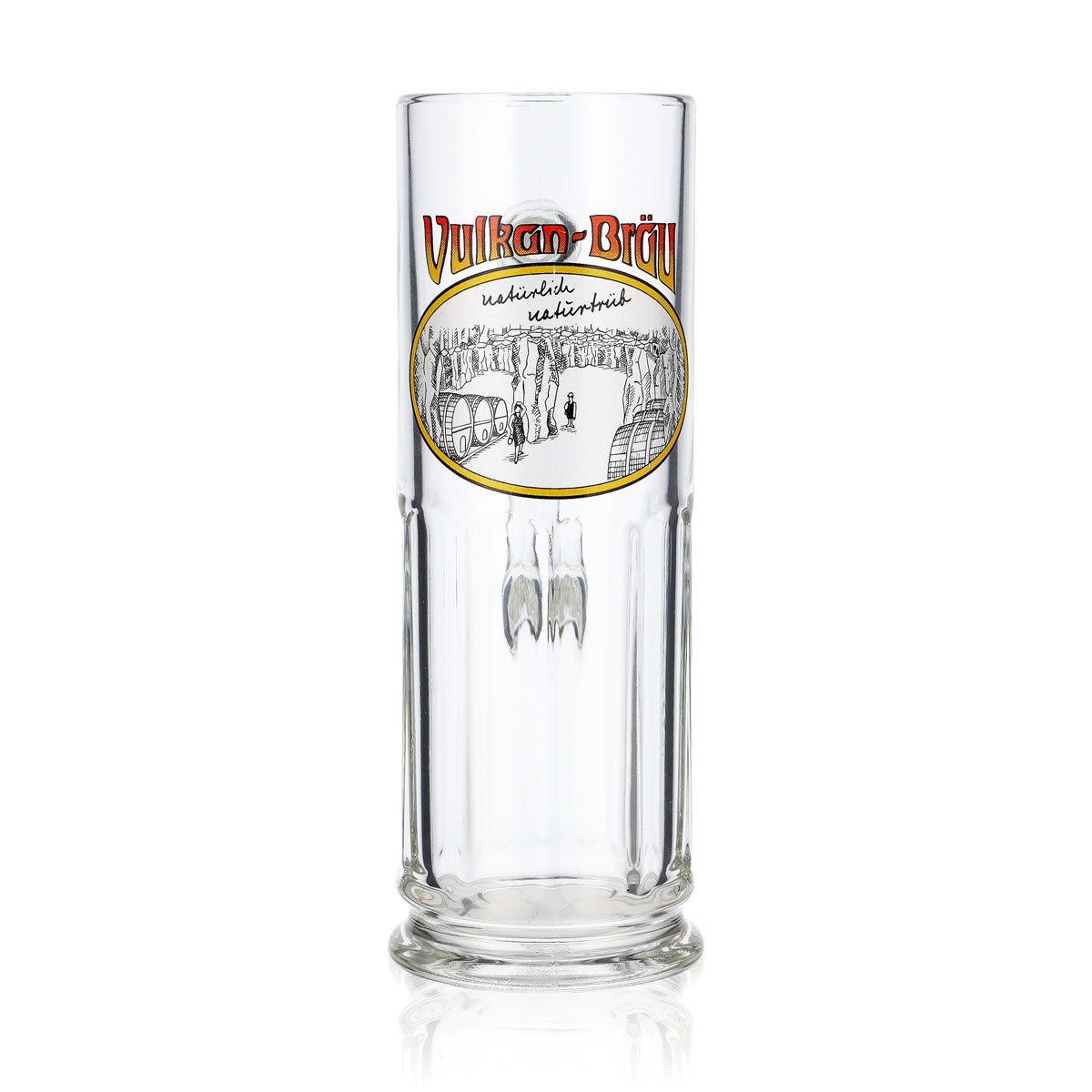 6x Vulkanbräu Bier Glas Gläser 0,2l Krug Bierseidel Humpen Maximilian – Ansicht 2