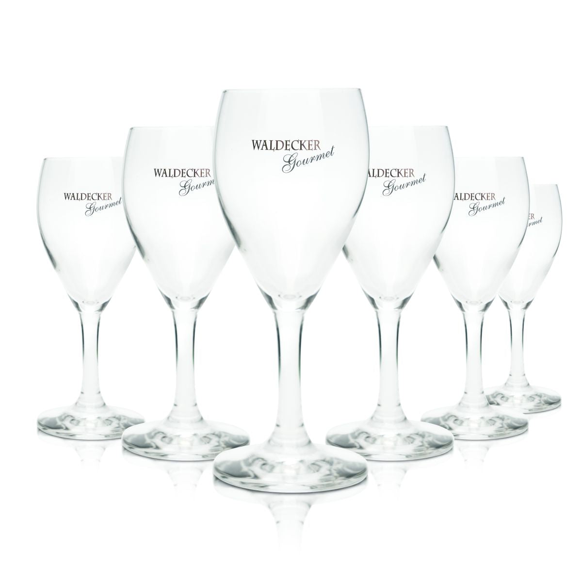 6x Waldecker Wasserglas 0,17l Gourmet Mineralwasser Sprudel Kelchgläser
