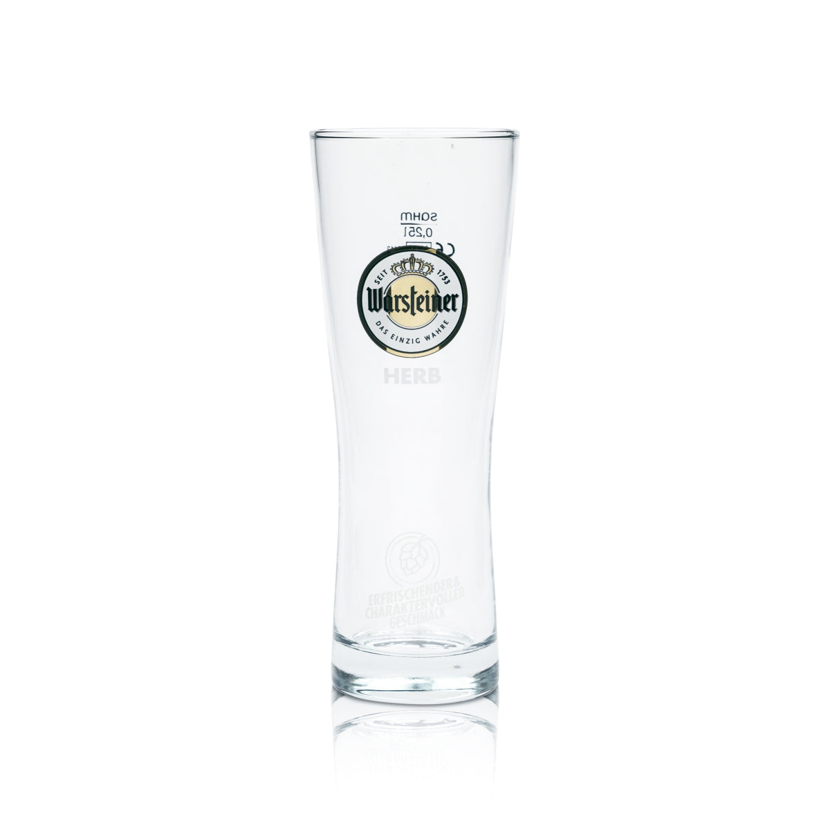 6x Warsteiner Bier Glas 0,25l Pokal Herb Cup Gläser Tulpe Stange Becher Willi – Ansicht 2
