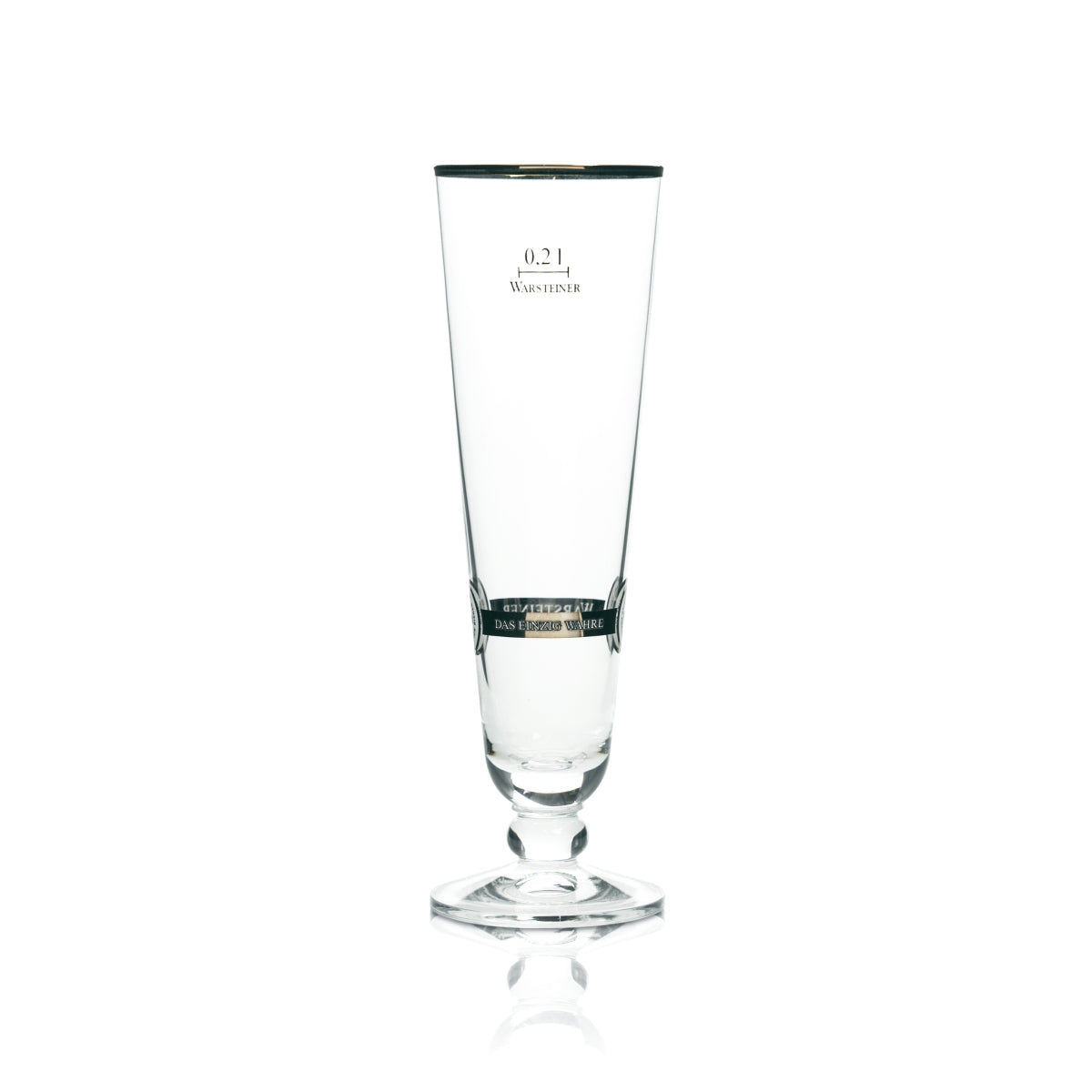 6x Warsteiner Bier Glas 0,2l Pokal Goldrand Pils Gläser Tulpe Stange Beer Brew – Ansicht 4
