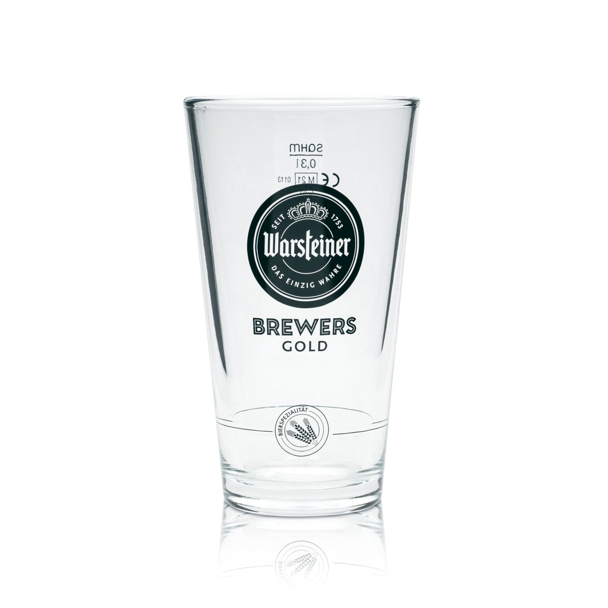 6x Warsteiner Bier Glas 0,3l Becher Brewers Gold Sahm Willi Gläser Brauerei – Ansicht 2