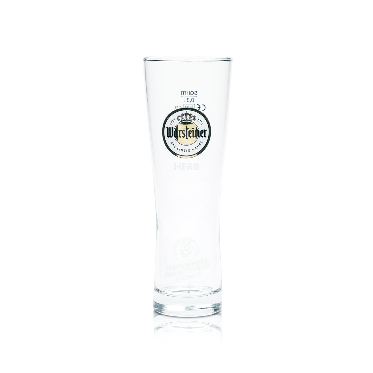 6x Warsteiner Bier Glas 0,3l Herb Cup Becher Gläser Tulpe Pokal Brauerei Beer – Ansicht 2