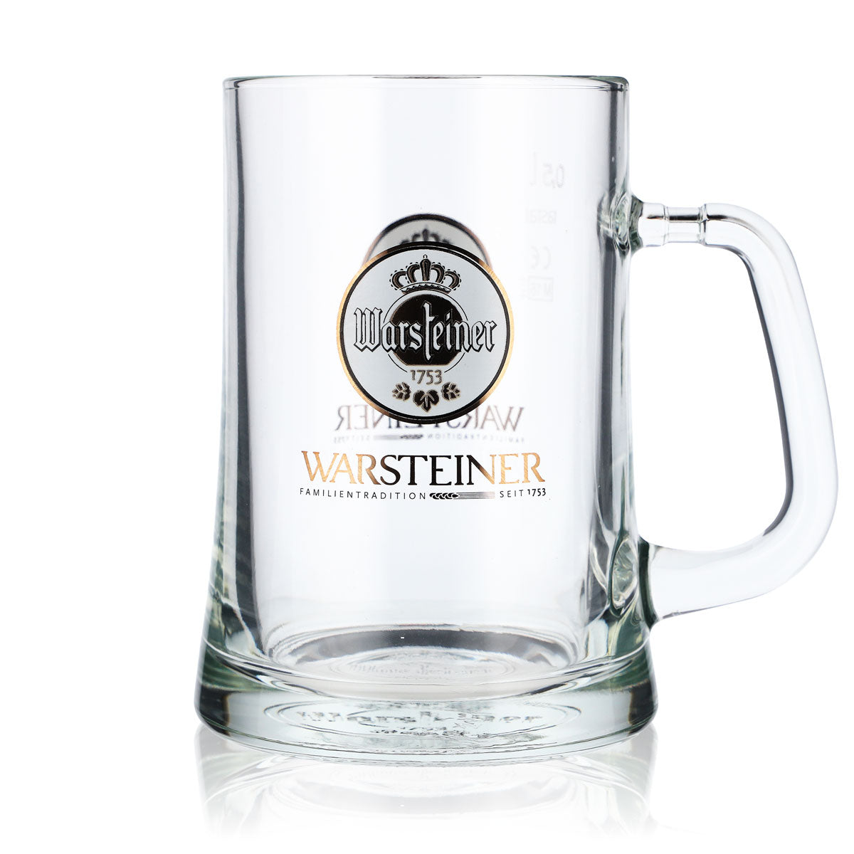 6x Warsteiner Bier Glas 0,5l Bierseidel Bierkrüge Bierhumpen – Ansicht 2