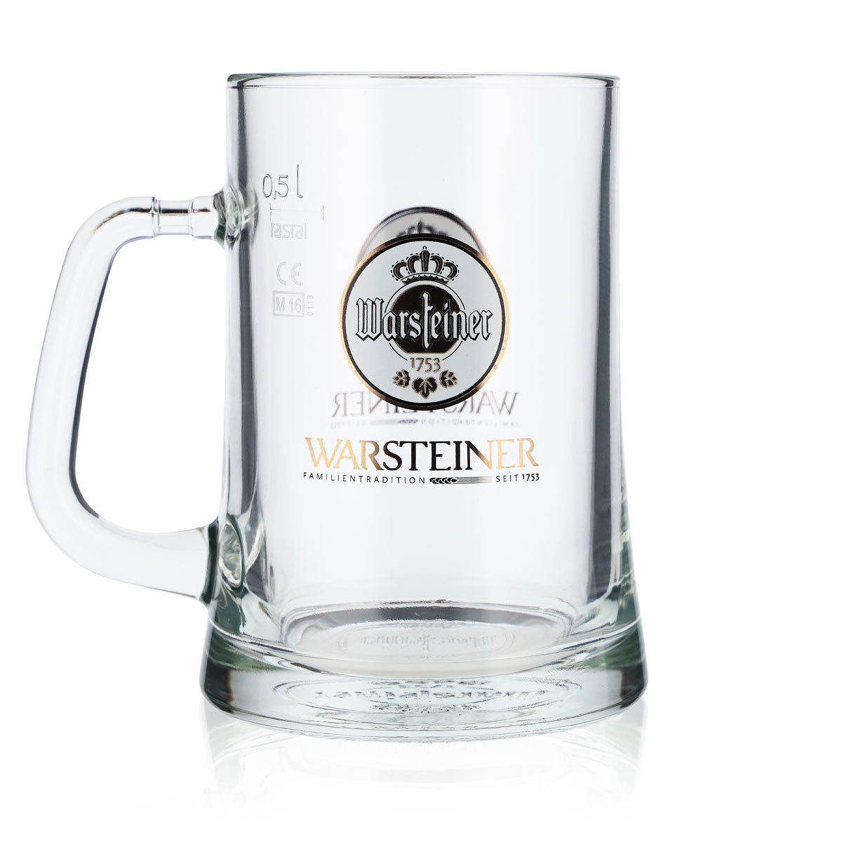 6x Warsteiner Bier Glas 0,5l Bierseidel Bierkrüge Bierhumpen – Ansicht 5