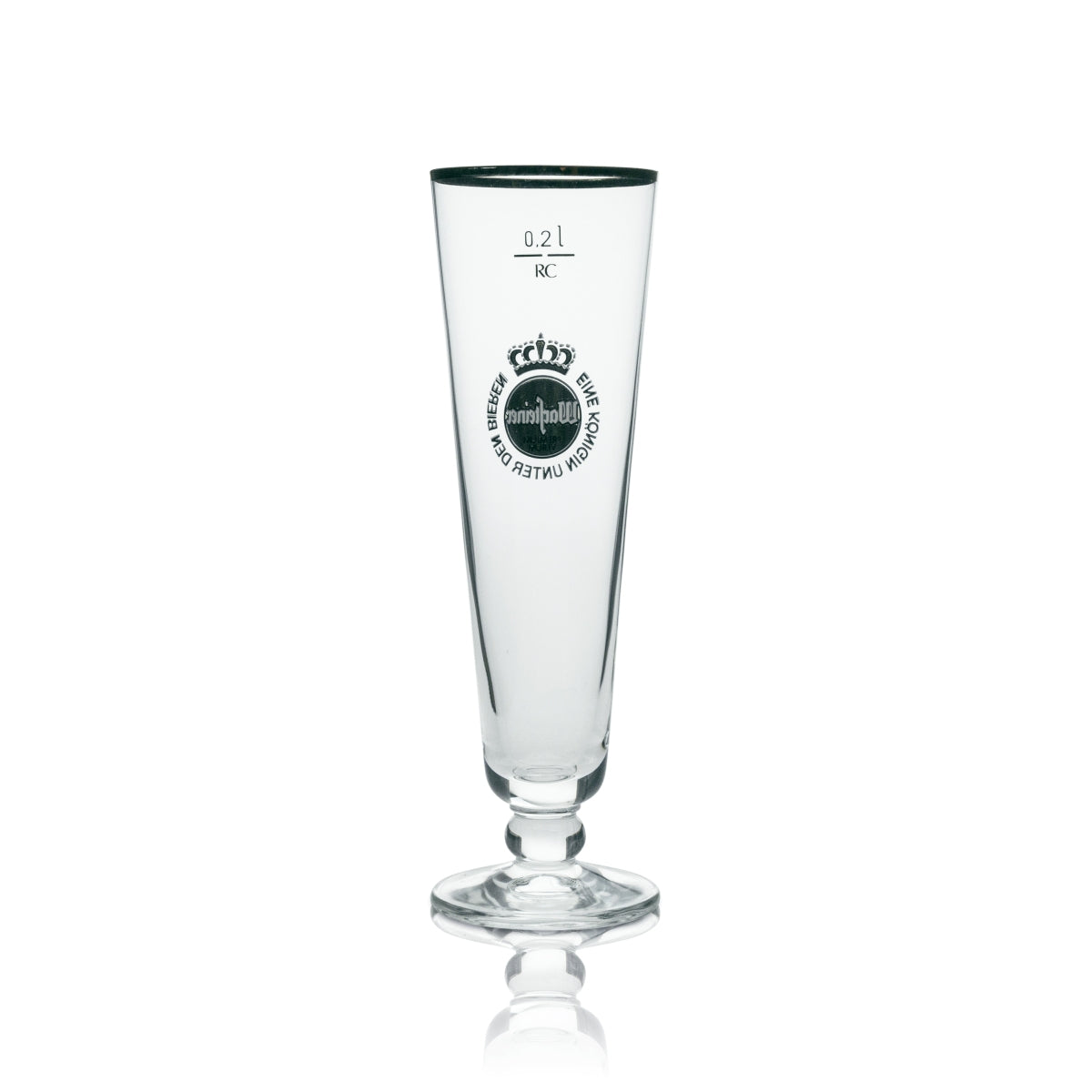 6x Warsteiner Bier Glas Exklusiv Tulpe mit Goldrand 200ml – Ansicht 3