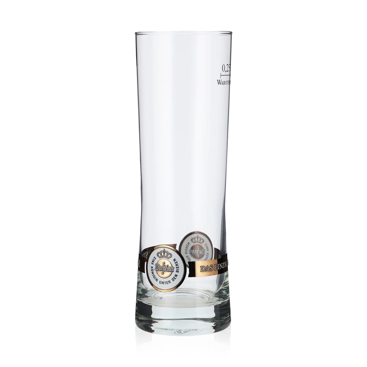6x Warsteiner Bier Glas Gläser 0,25l Becher Logo unten Rastal Fresh – Ansicht 4