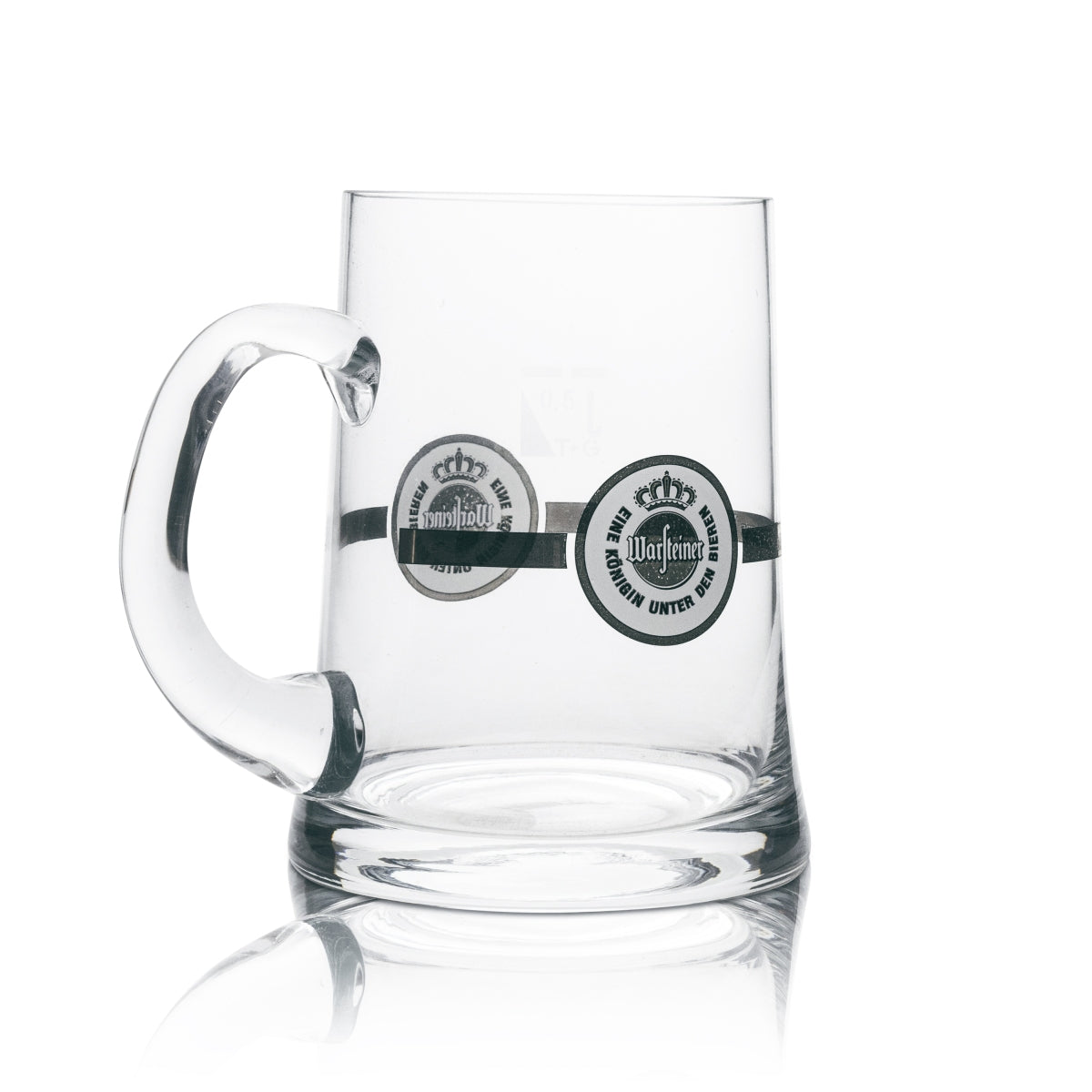 6x Warsteiner Bier Glas Krug 0,5l Henkelgläser – Ansicht 4