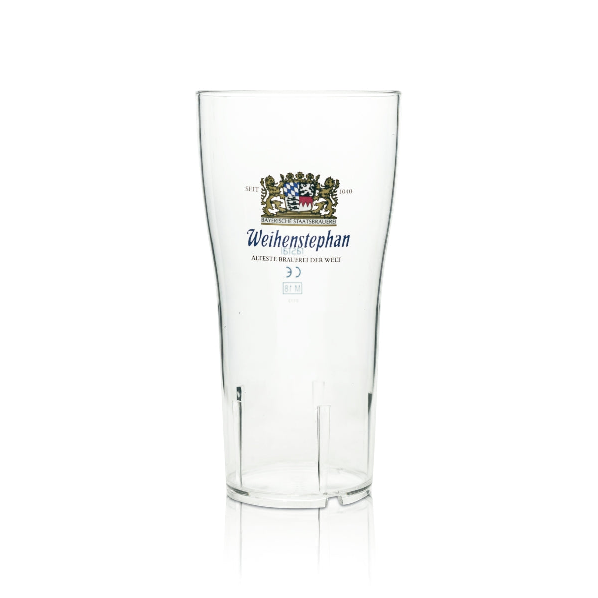 6x Weihenstephan Bier Glas 0,5l Mehrweg Kunststoff Becher Rastal Festival Bar – Ansicht 2