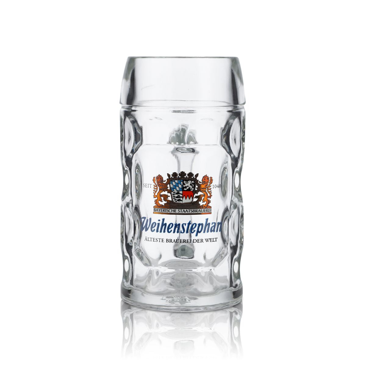 6x Weihenstephan Glas 0,3l Bierkrug Konturglas Seidel Humpen Gläser Set Brauerei – Ansicht 2