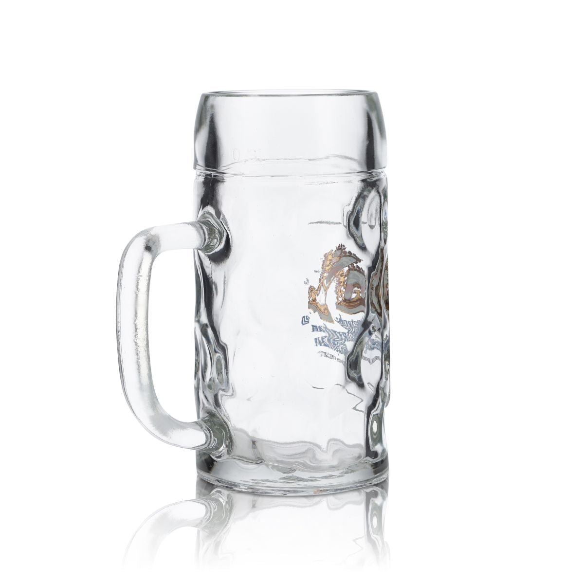 6x Weihenstephan Glas 0,3l Bierkrug Konturglas Seidel Humpen Gläser Set Brauerei – Ansicht 3