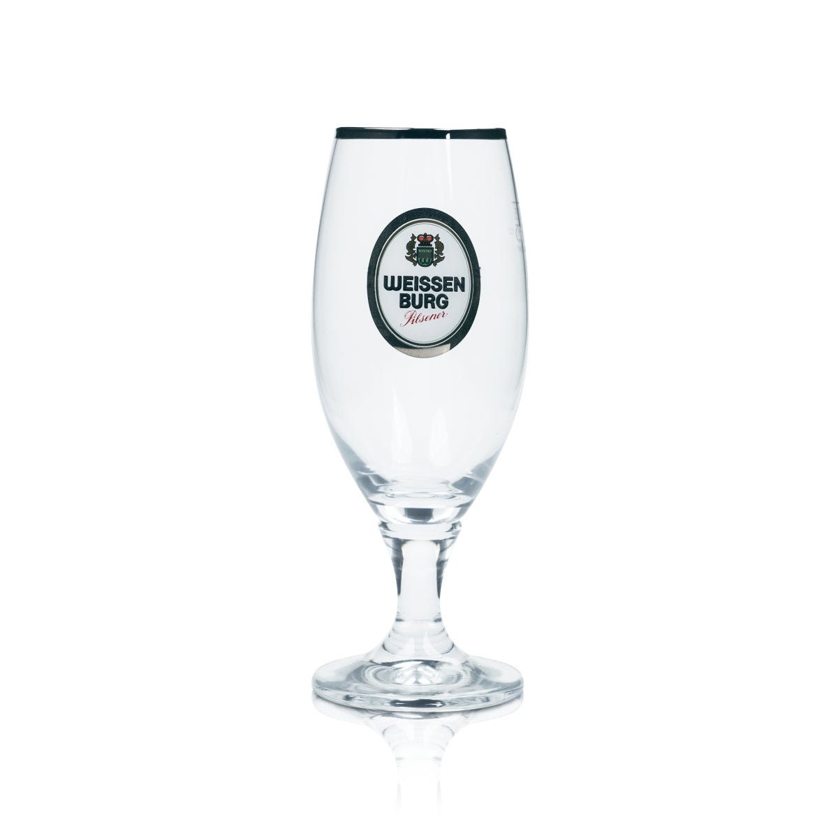 6x Weissenburg Bier Glas 0,25l Pokal Goldrand Ritzenhoff Tulpe Gläser Brauerei – Ansicht 2