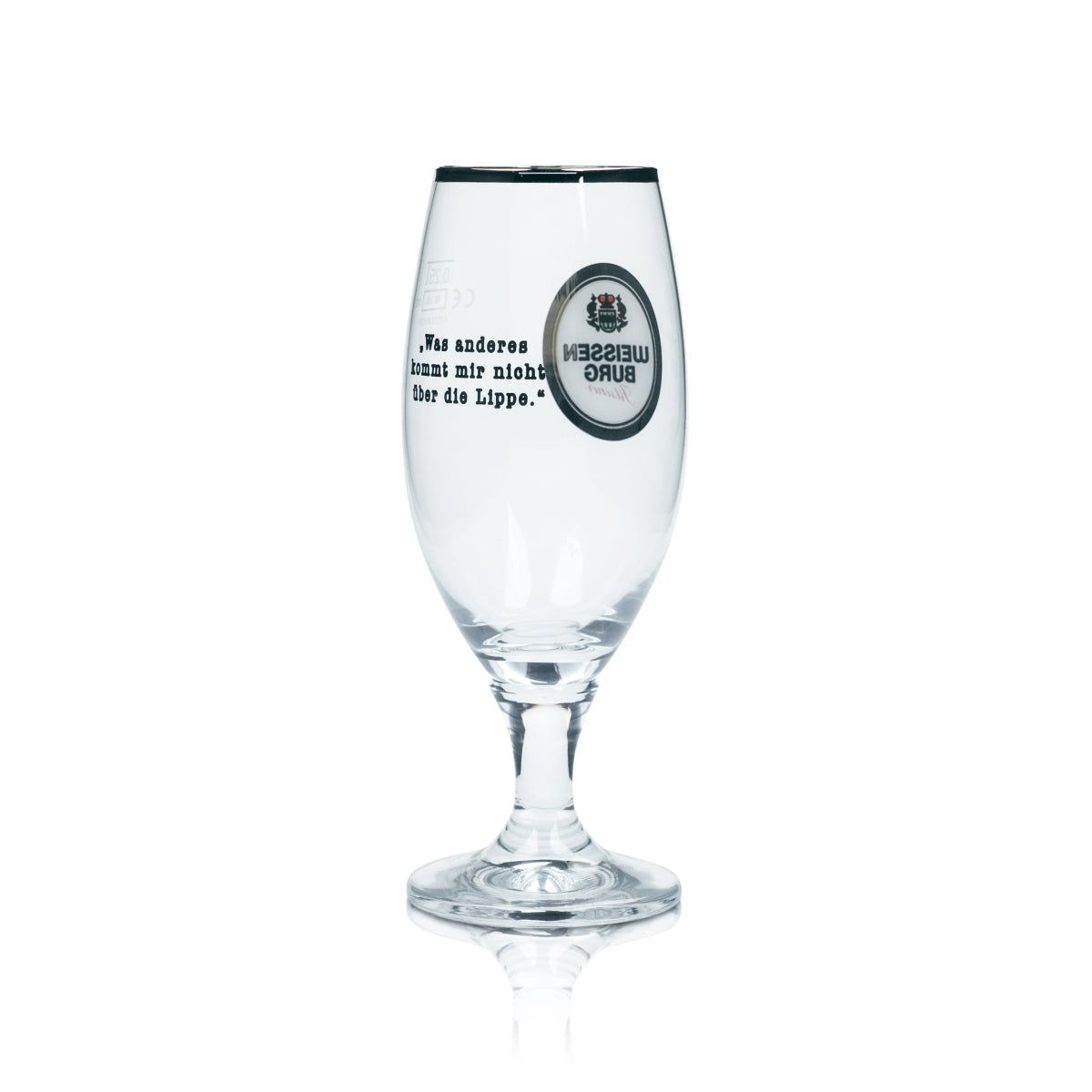 6x Weissenburg Bier Glas 0,25l Pokal Goldrand Ritzenhoff Tulpe Gläser Brauerei – Ansicht 4