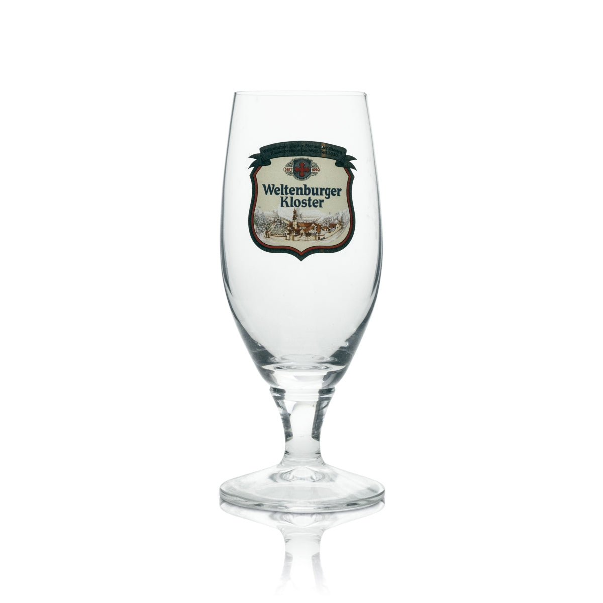 6x Weltenburger Kloster Bier Glas Pokal 0,2l Logo Rot Rastal – Ansicht 2