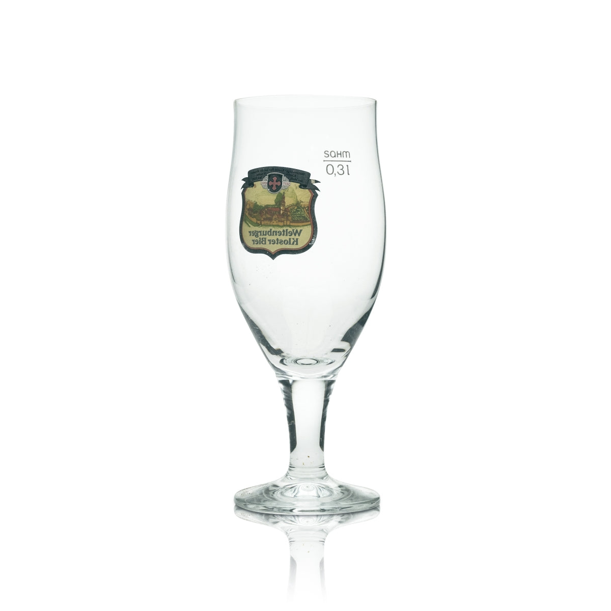 6x Weltenburger Kloster Bier Glas Pokal 0,3l Sahm – Ansicht 3