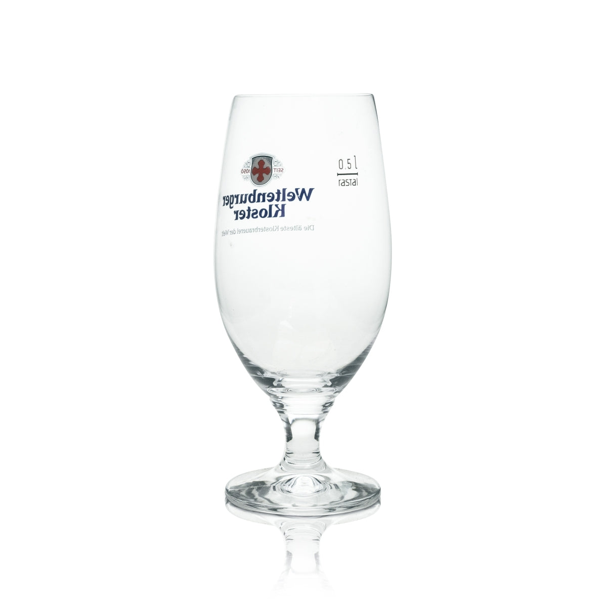 6x Weltenburger Kloster Bier Glas Pokal 0,5l Rastal – Ansicht 3