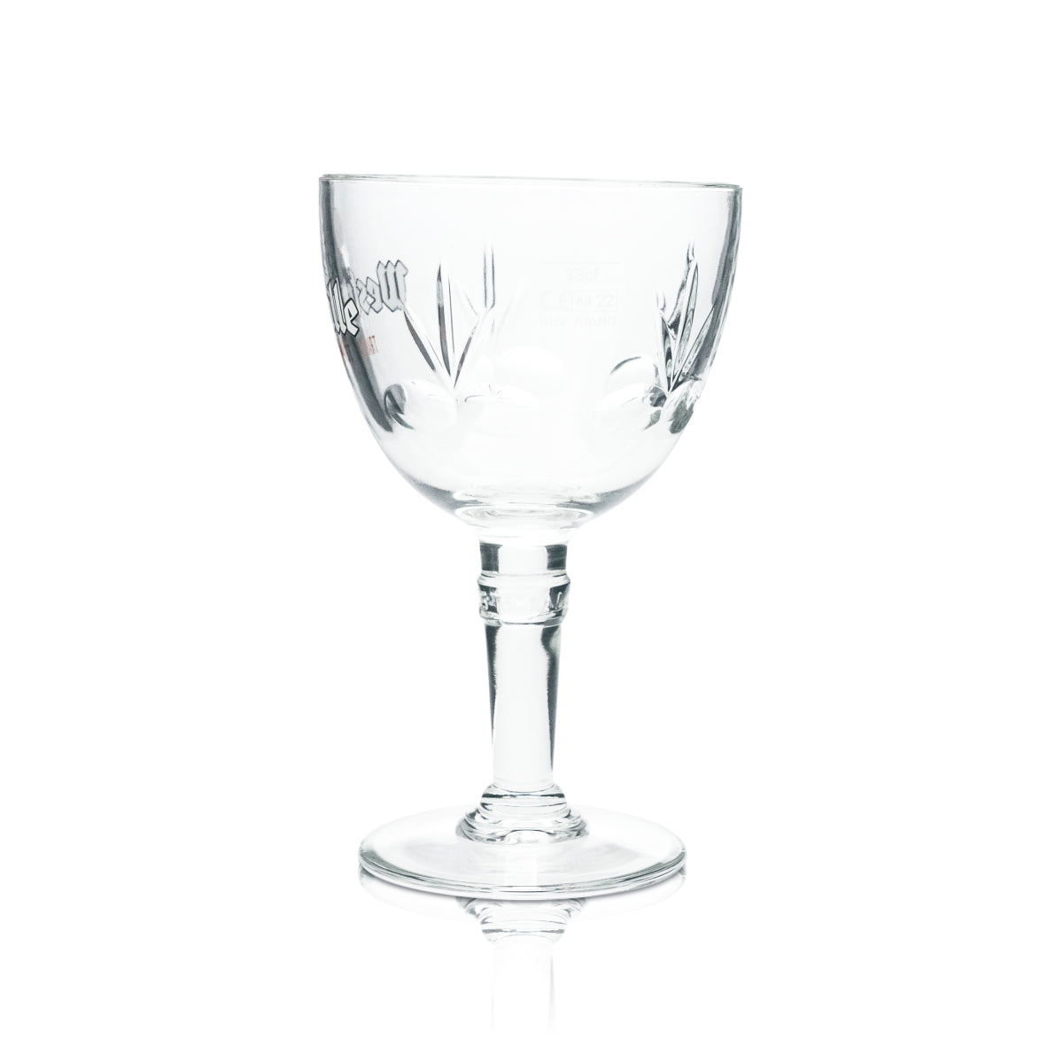 6x Westmalle Glas 0,33l Bier Kelch Pokal Cup Gläser Designstiel Gastro Bar BEL – Ansicht 3
