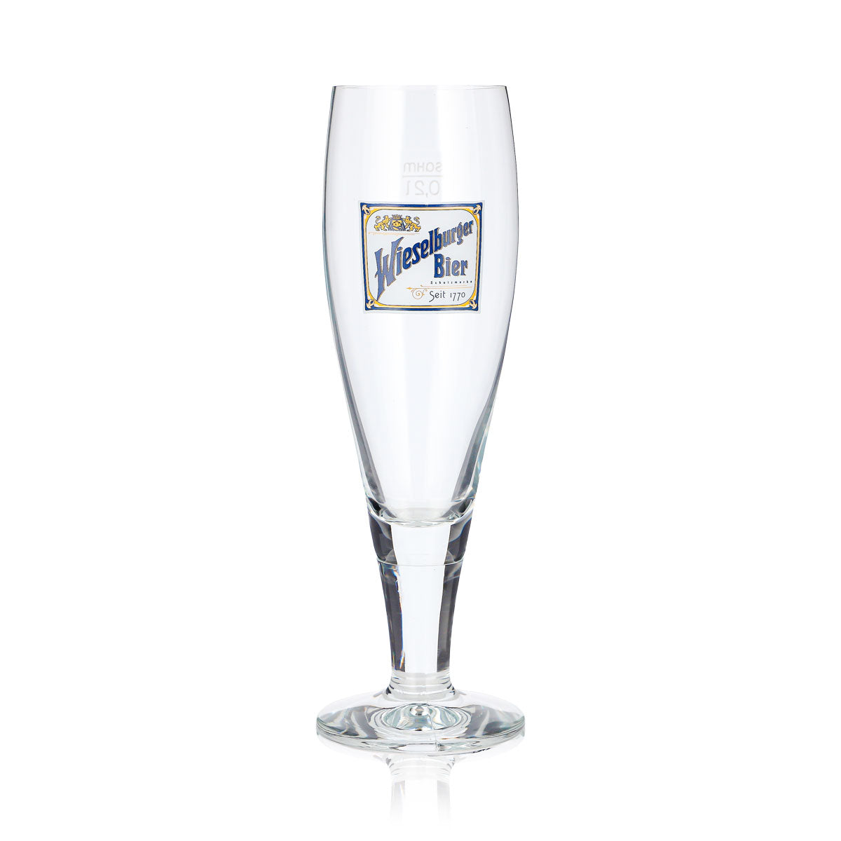 6x Wieselburger Bier Glas Pokalgläser Biergläser 0,2l Sahm Monza (6er Set) – Ansicht 3