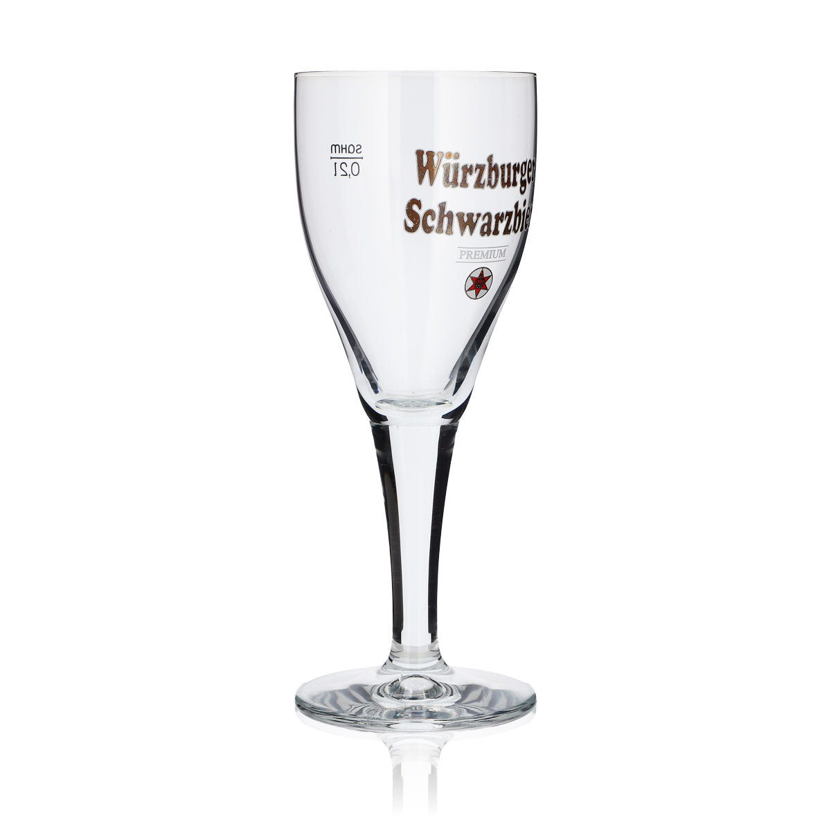 6x Würzburger Schwarzbier Glas 0,2l Premium Pokal Gläser Set Brauerei Gastro – Ansicht 3