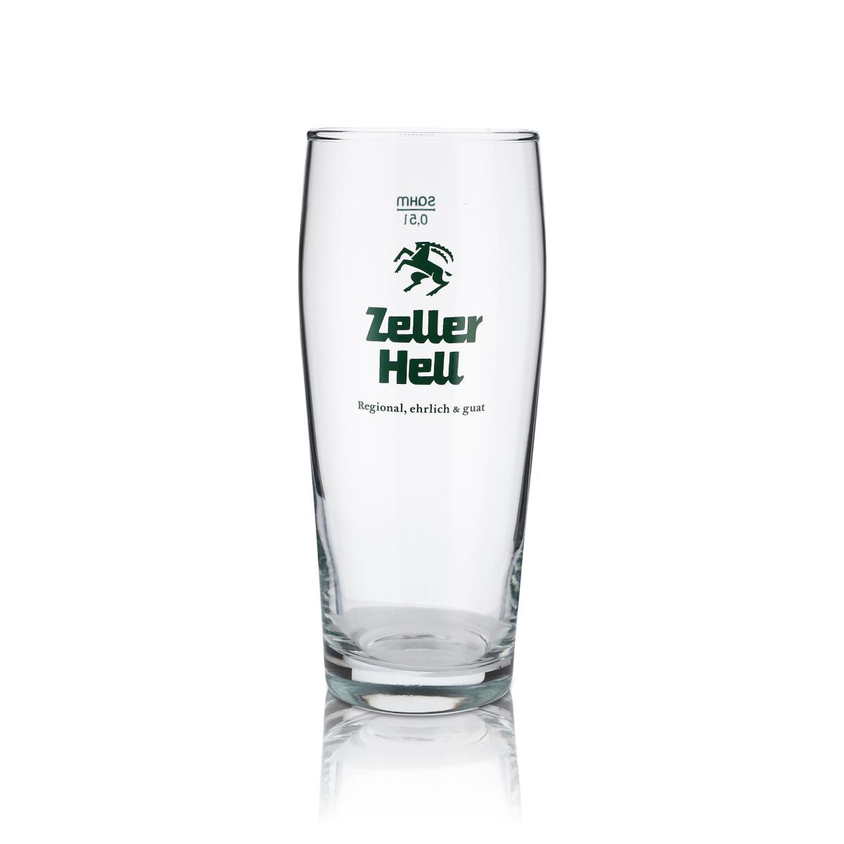 6x Zeller Glas 0,5l Helles Bierglas Willi Becher Gläser Set Brauerei Gastro – Ansicht 2