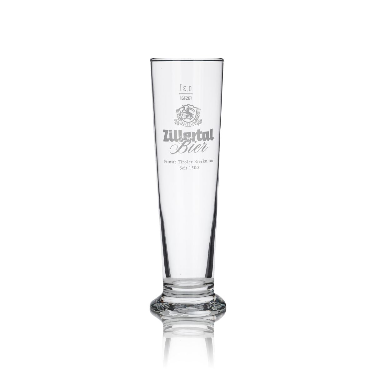 6x Zillertal Glas 0,3l Weißbierglas Hefeweizen Gläserset Brauerei Gastro Geeicht – Ansicht 2