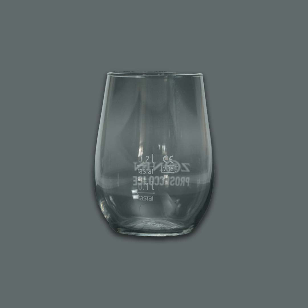 6x Zonin Glas 0,2l Tumbler Becher Gläser Prosecco Sekt Champagner Gastro Bar – Ansicht 4