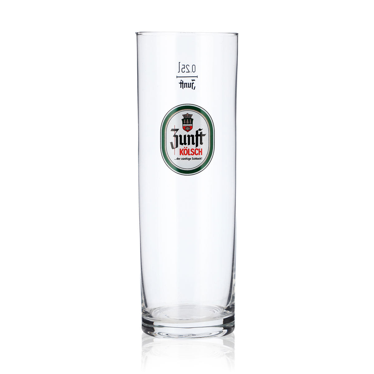 6x Zunft Bier Glas Kölschgläser Biergläser 0,25l Stange Kölsch – Ansicht 2