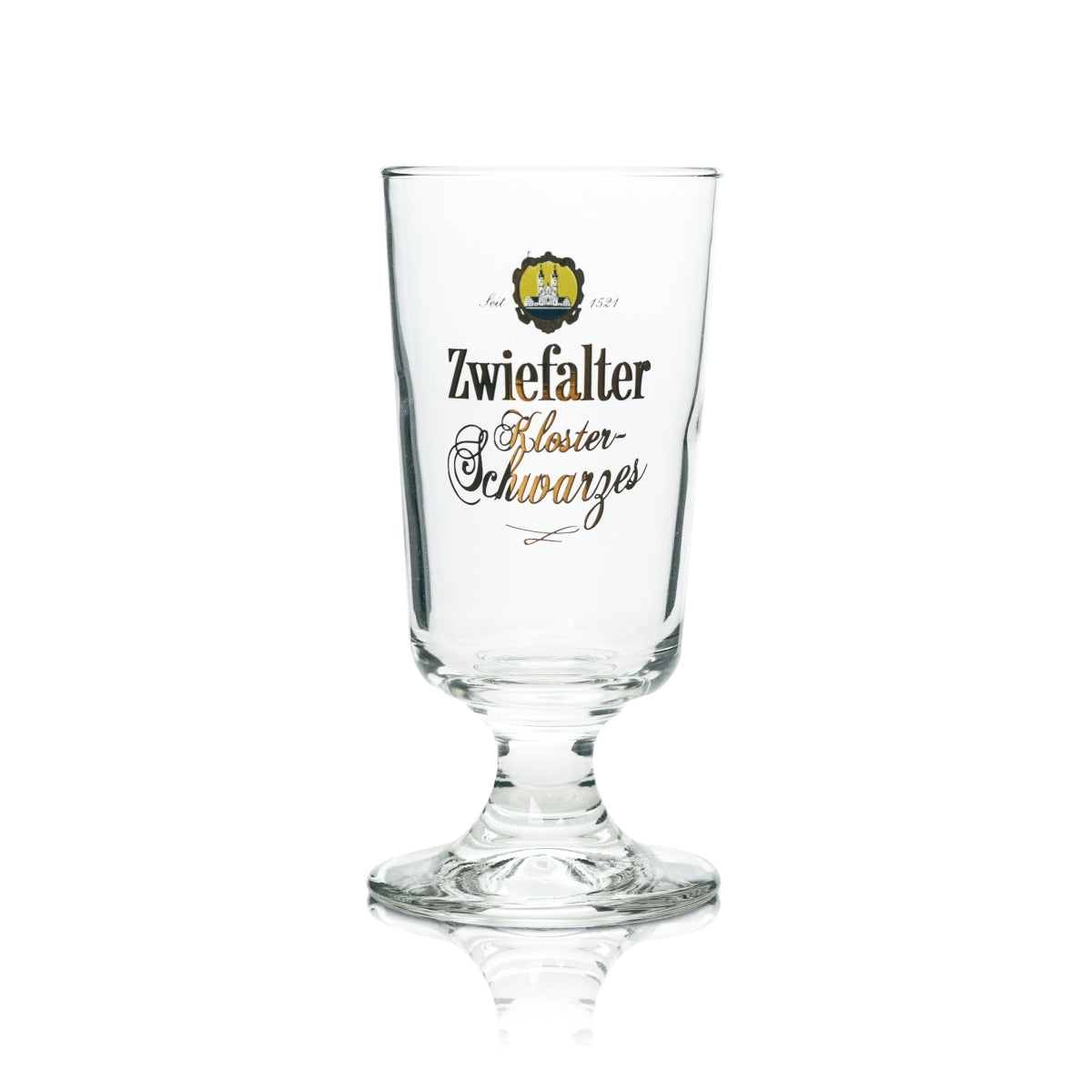 6x Zwiefalter Bier Glas 0,2l Pokal Kloster Schwarzes Rastal Tulpe Pils Gläser – Ansicht 2