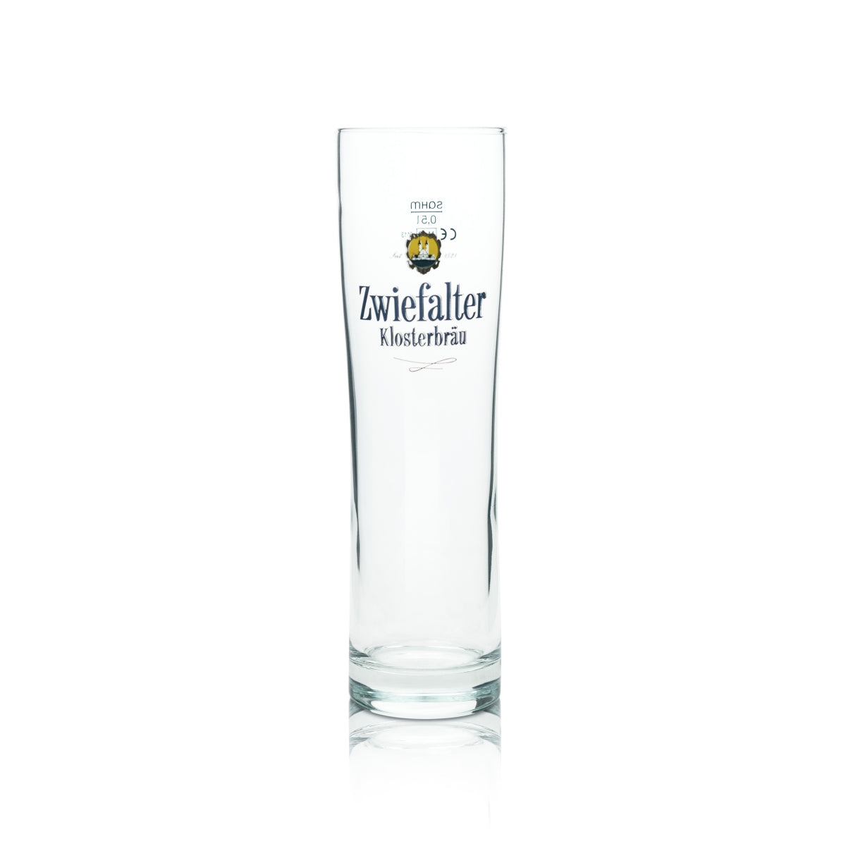 6x Zwiefalter Bier Glas 0,5l Becher Klosterbräu Sinus Sahm Willi Tulpe Gläser – Ansicht 2