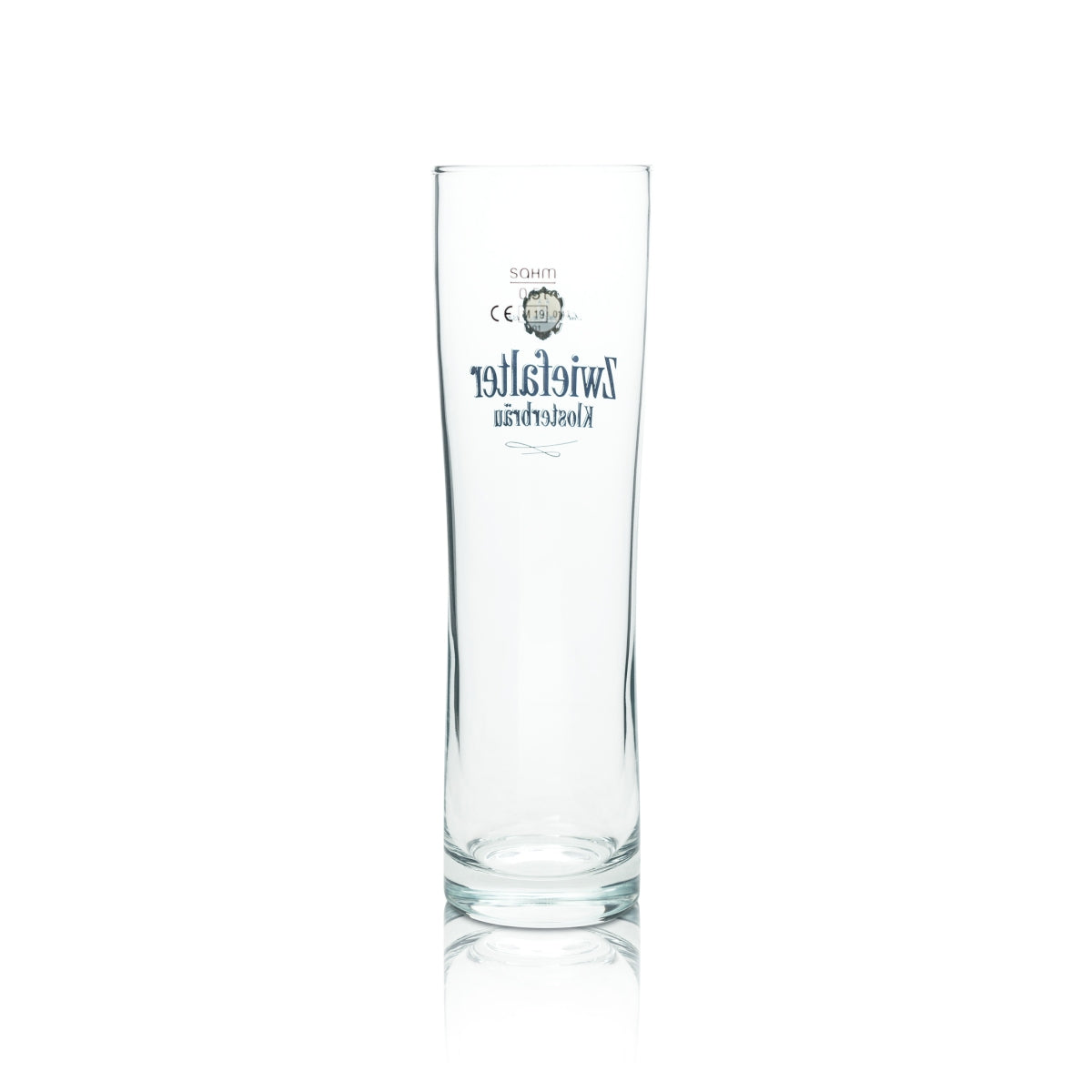 6x Zwiefalter Bier Glas 0,5l Becher Klosterbräu Sinus Sahm Willi Tulpe Gläser – Ansicht 3