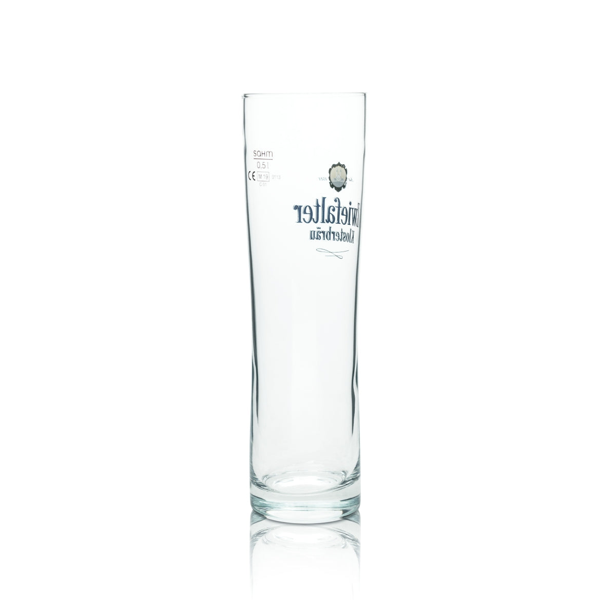 6x Zwiefalter Bier Glas 0,5l Becher Klosterbräu Sinus Sahm Willi Tulpe Gläser – Ansicht 4