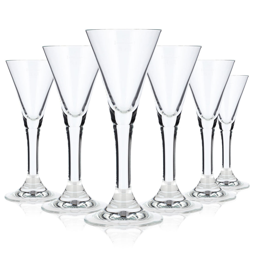 6x Zwiesel Likör Glas 5cl Spitzkelch glatter Stiel (6er Set)