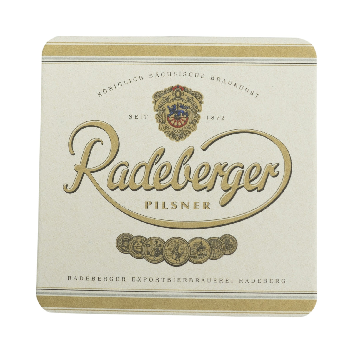 70x Radeberger Bierdeckel Untersetzer Gläser Bierfilz Pappdeckel Brauerei Bar